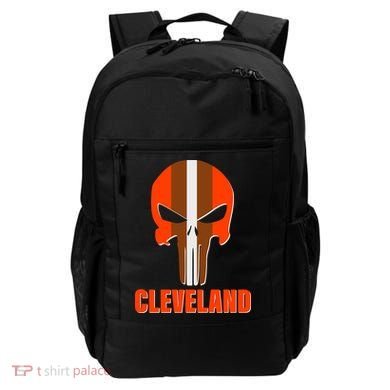 Cleveland Skull Football Backpack