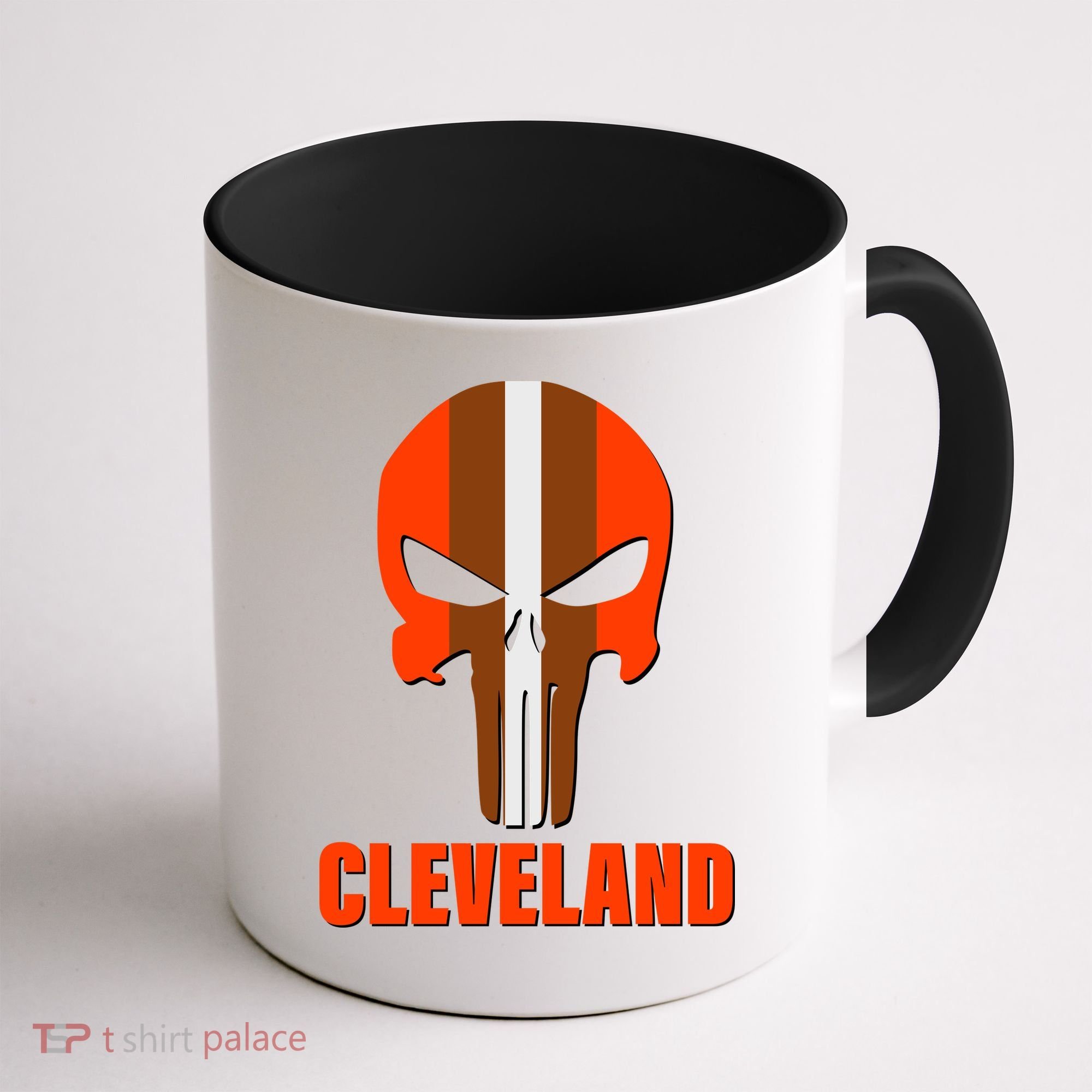Cleveland Skull Football Coffee Mug