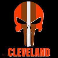 Cleveland Skull Football Women's Hoodie thumb 2