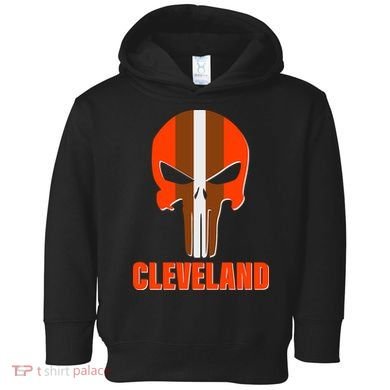 Cleveland Skull Football Toddler Hoodie