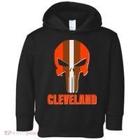 Cleveland Skull Football Toddler Hoodie thumb 0