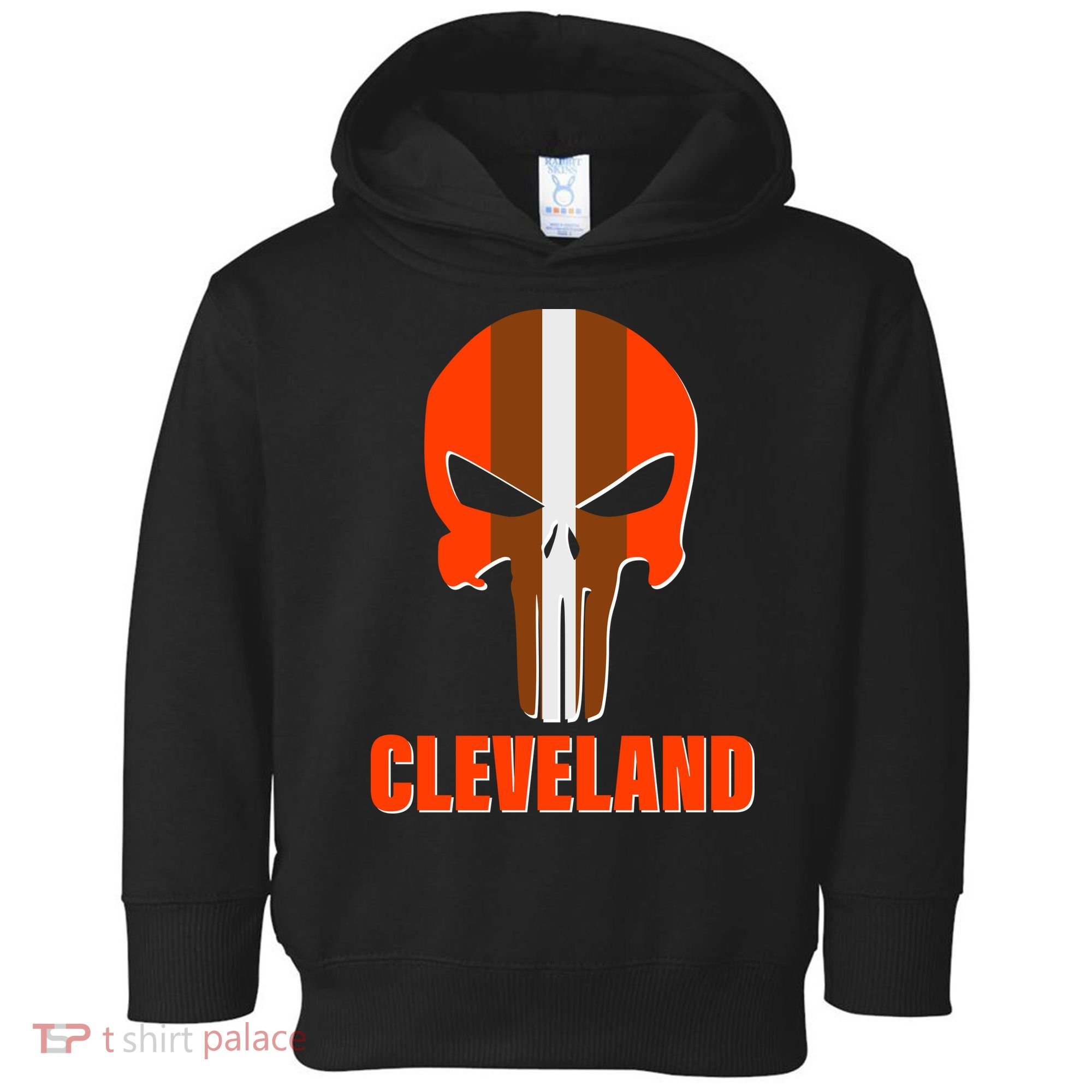 Cleveland Skull Football Toddler Hoodie