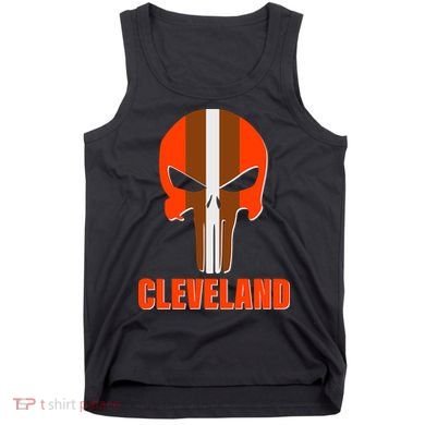 Cleveland Skull Football Tank Top