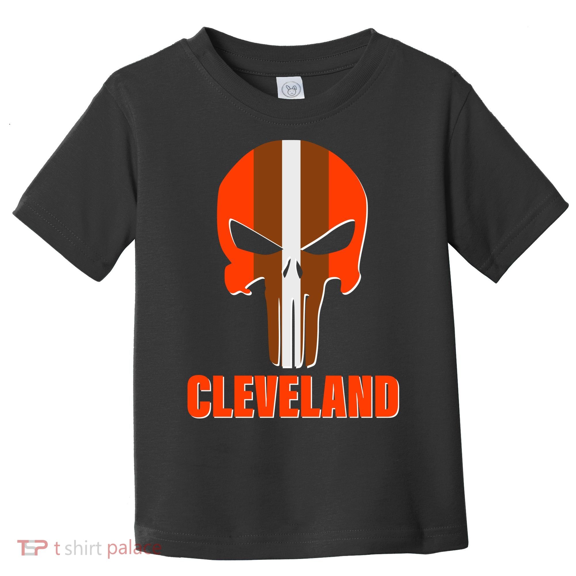 Cleveland Skull Football Toddler T-Shirt