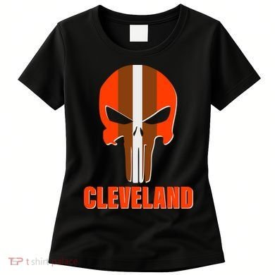 Cleveland Skull Football Women's T-Shirt
