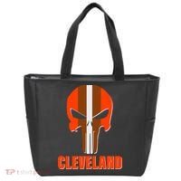 Cleveland Skull Football Tote Bag thumb 0