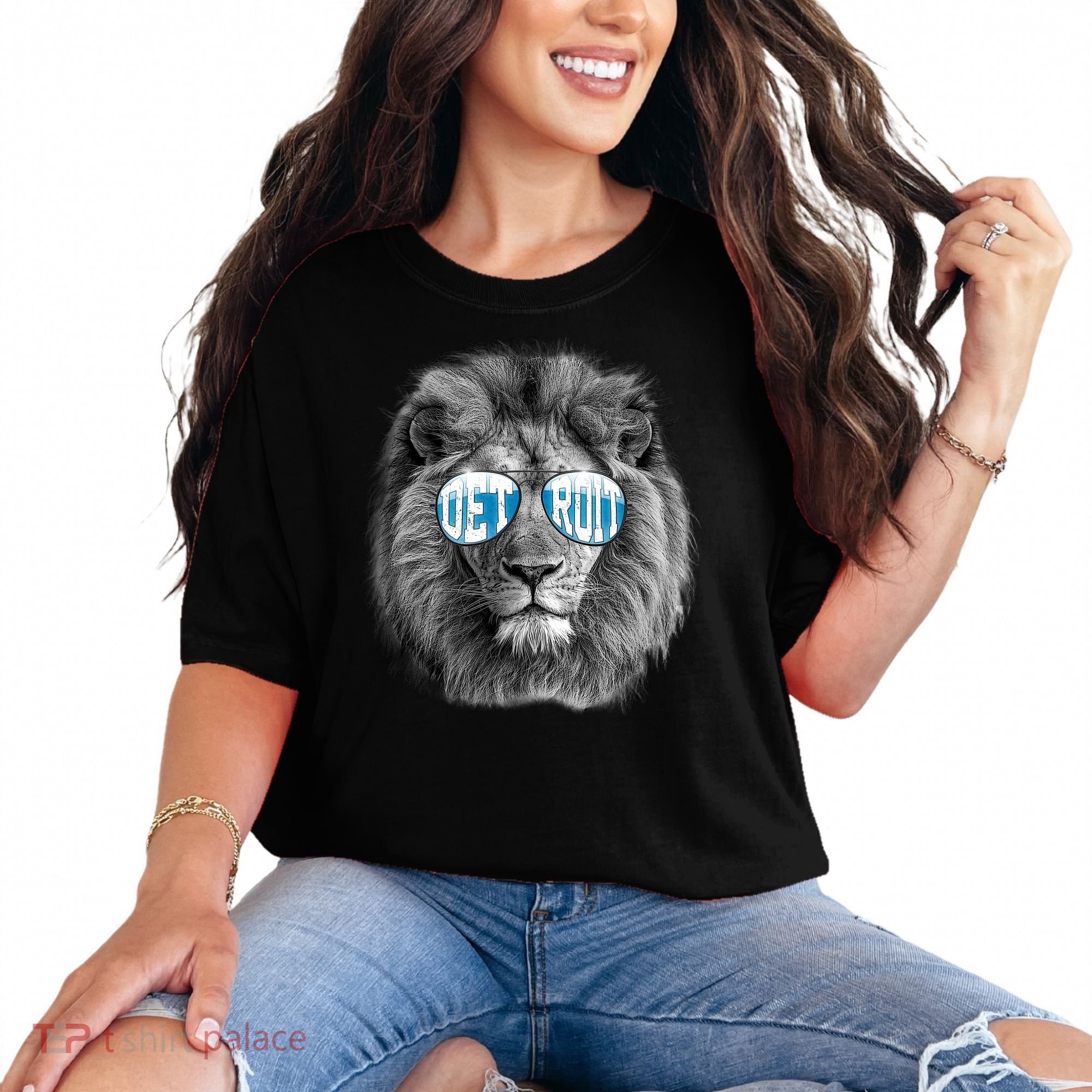 Cool Lions Football Sports Fan Comfort Colors T-Shirt