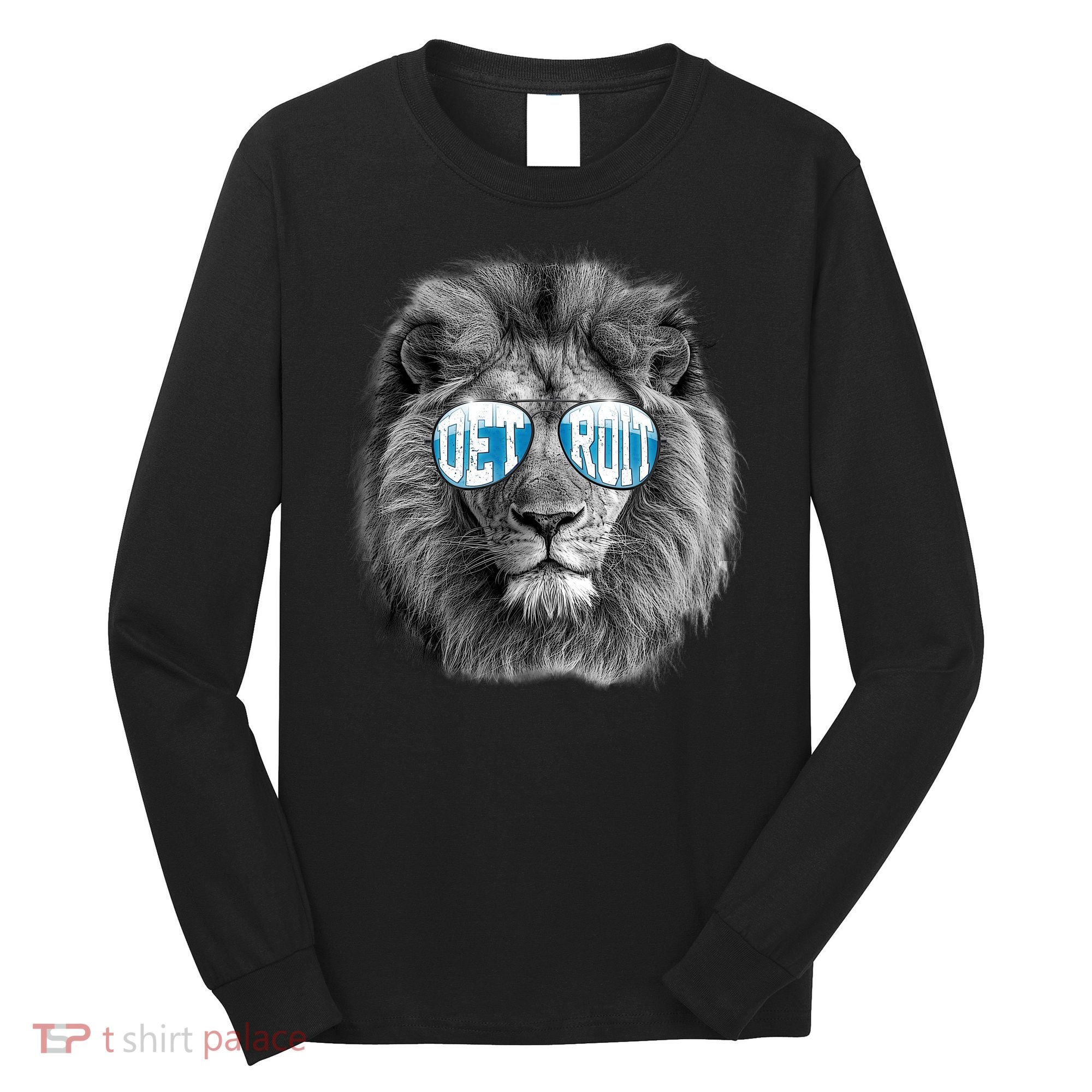 Cool Lions Football Sports Fan Long Sleeve Shirt