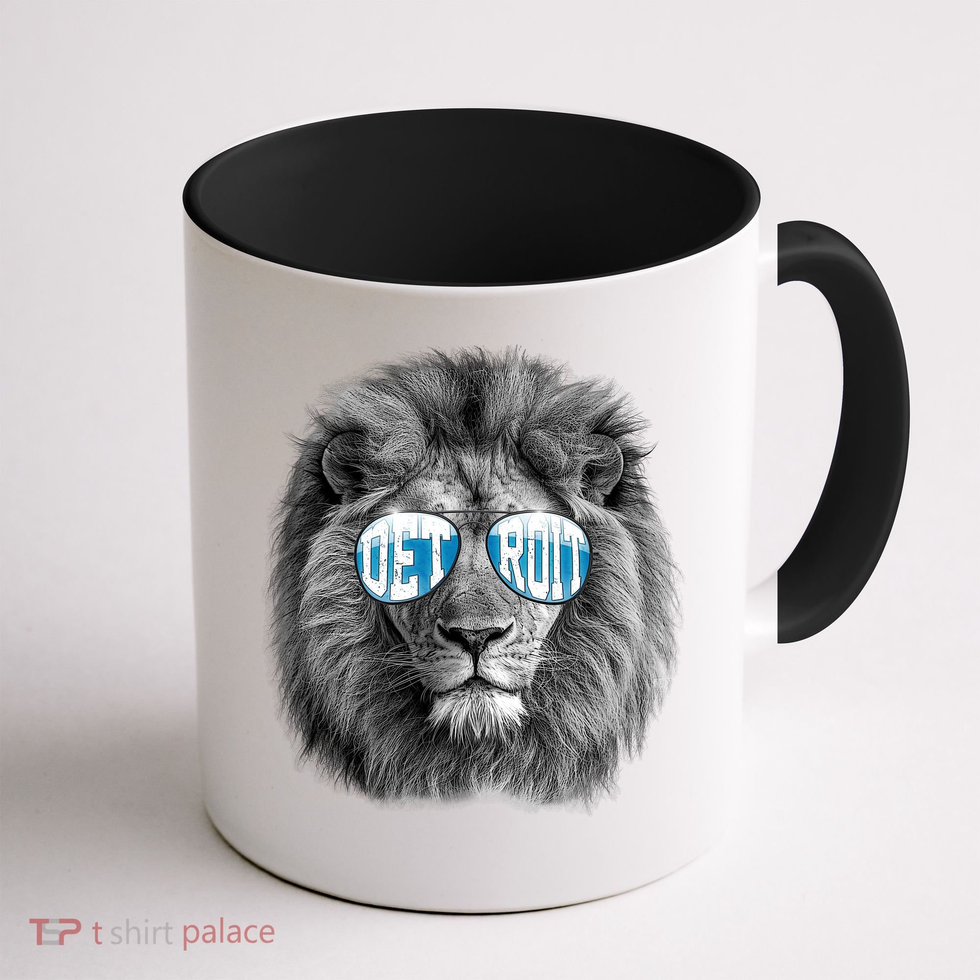 Cool Lions Football Sports Fan Coffee Mug
