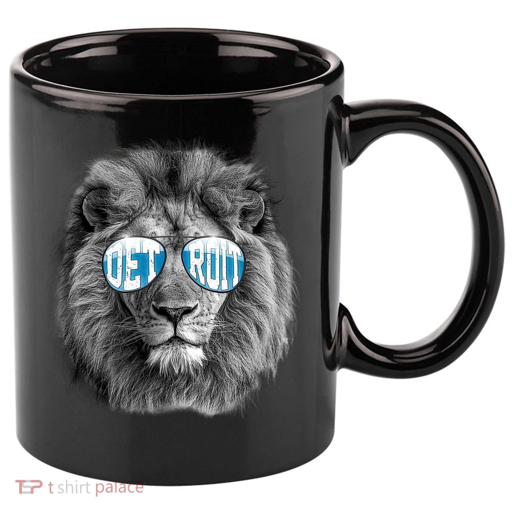 Cool Lions Football Sports Fan 11oz C Handle Ceramic Mug