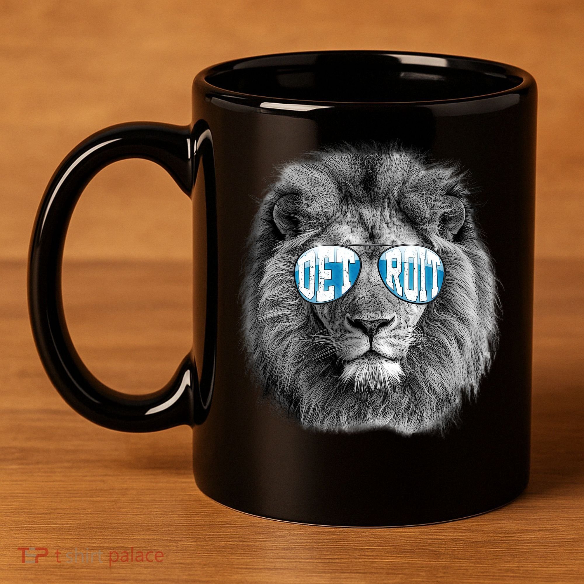 Cool Lions Football Sports Fan 11oz C Handle Ceramic Mug