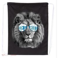 Cool Lions Football Sports Fan Drawstring Bag thumb 0