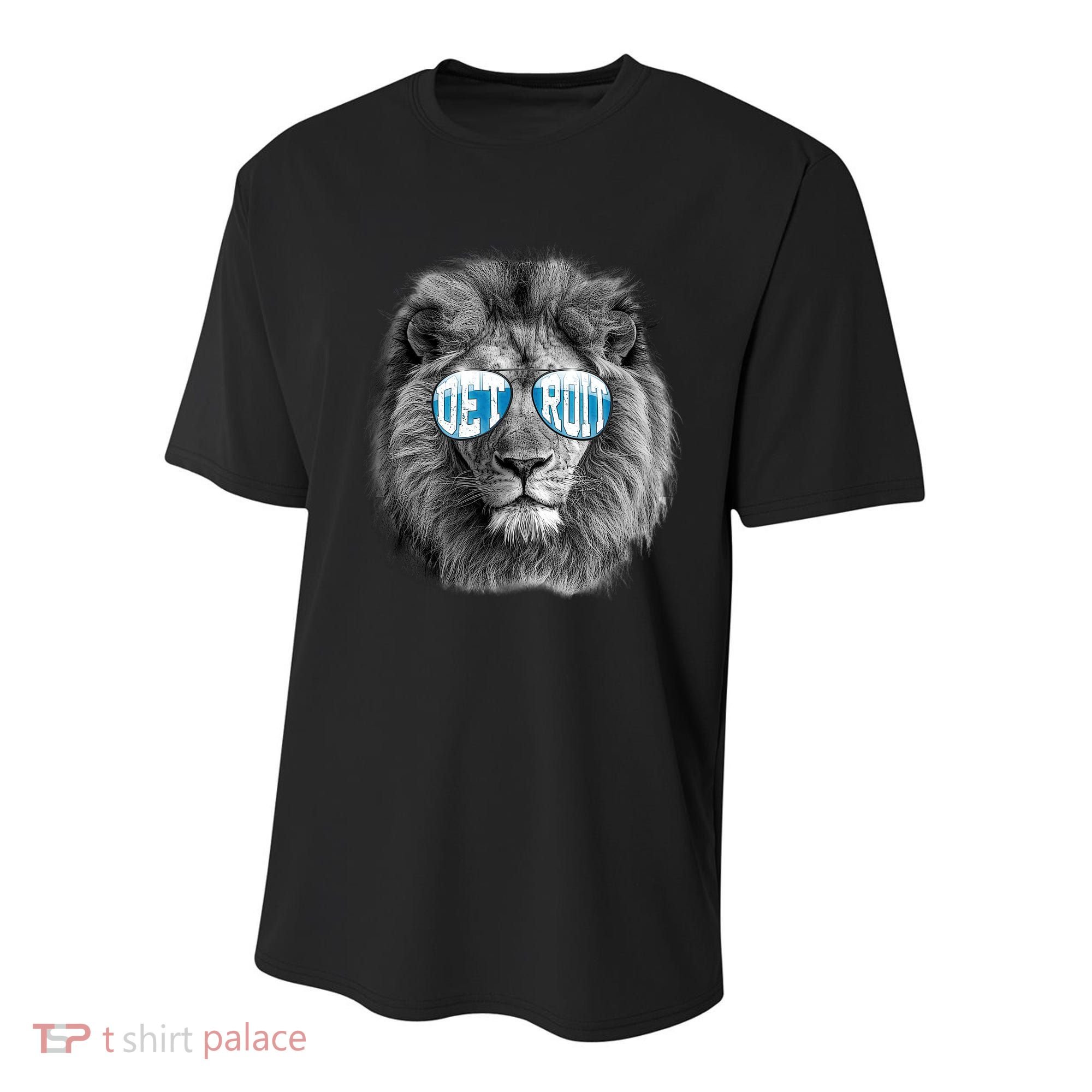 Cool Lions Football Sports Fan Youth Performance Sprint T-Shirt