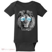 Cool Lions Football Sports Fan Baby Bodysuit thumb 0