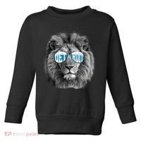 Cool Lions Football Sports Fan Toddler Sweatshirt thumb 0