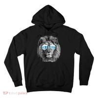 Cool Lions Football Sports Fan Tall Hoodie thumb 0