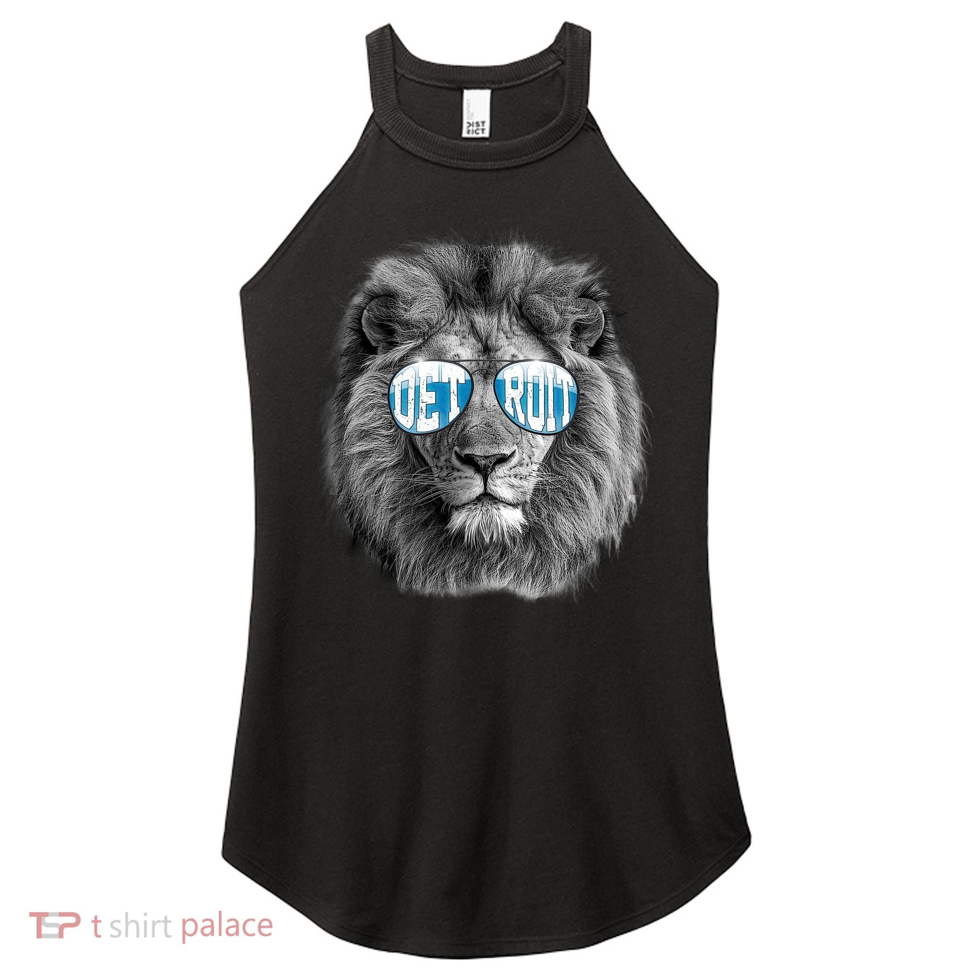 Cool Lions Football Sports Fan Women's Perfect Tri Rocker Tank