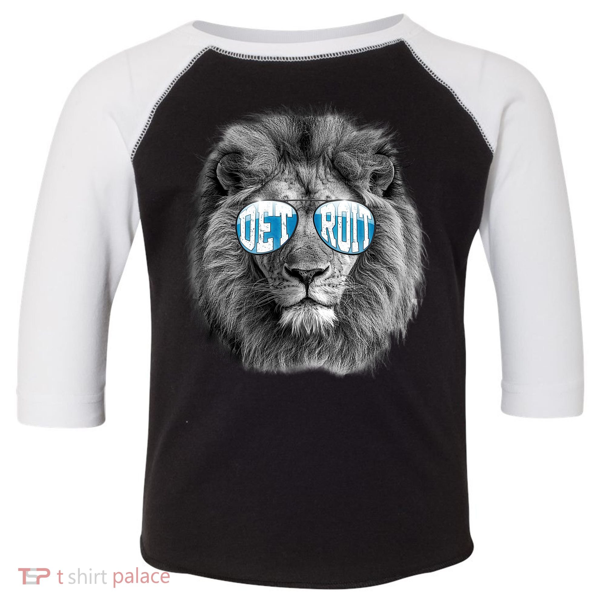 Cool Lions Football Sports Fan Toddler Fine Jersey T-Shirt