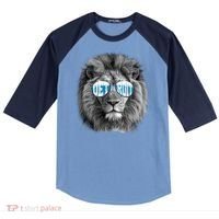 Cool Lions Football Sports Fan Raglan Baseball Sleeve Shirt thumb 0