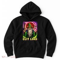 Clit Lord Funny Offensive Wizzard Hoodie thumb 0