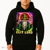 Clit Lord Funny Offensive Wizzard Hoodie thumb 2