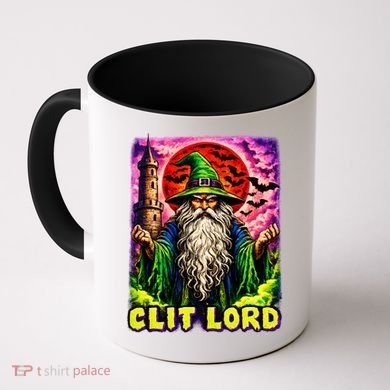 Clit Lord Funny Offensive Wizzard Coffee Mug