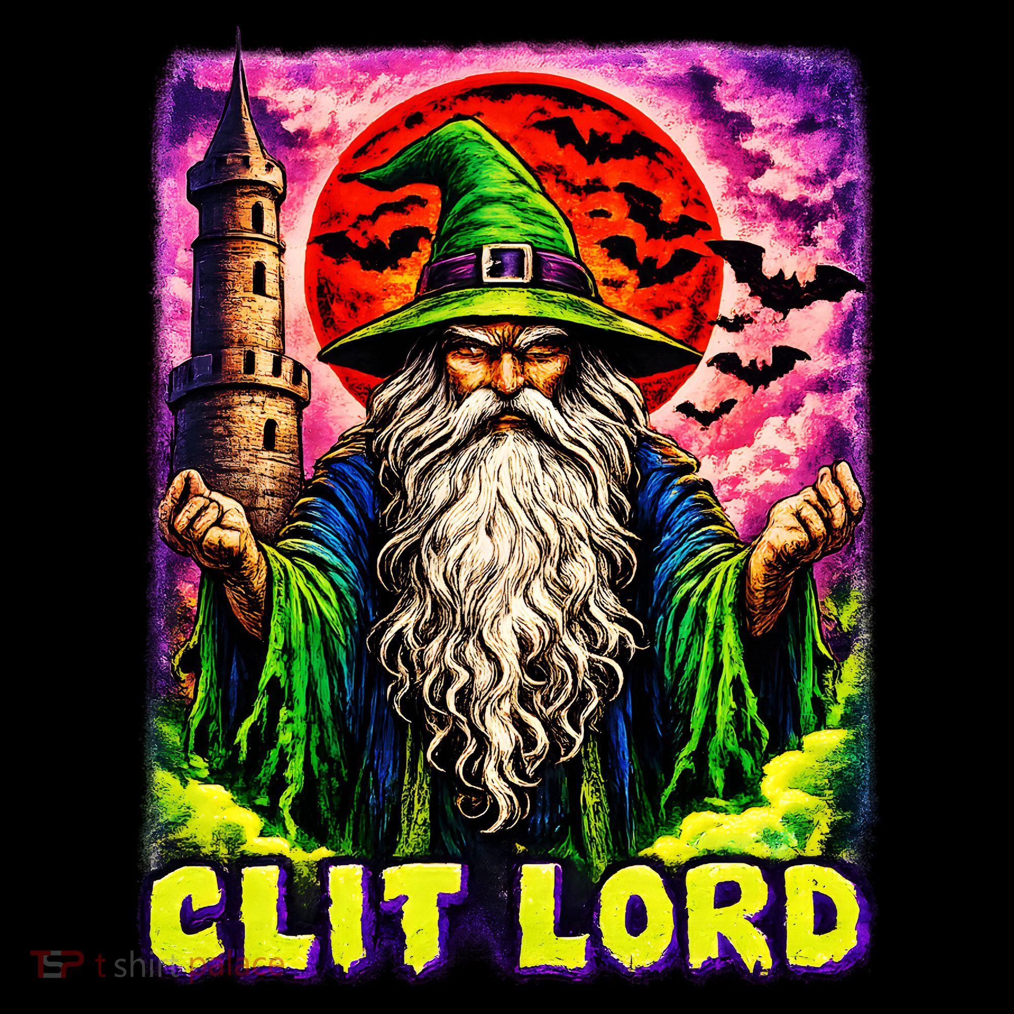 Clit Lord Funny Offensive Wizzard Ornament