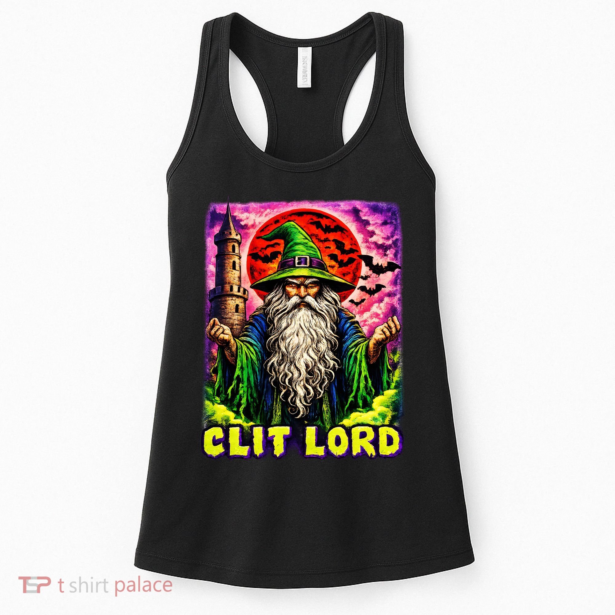 Clit Lord Funny Offensive Wizzard Women's Tank Top