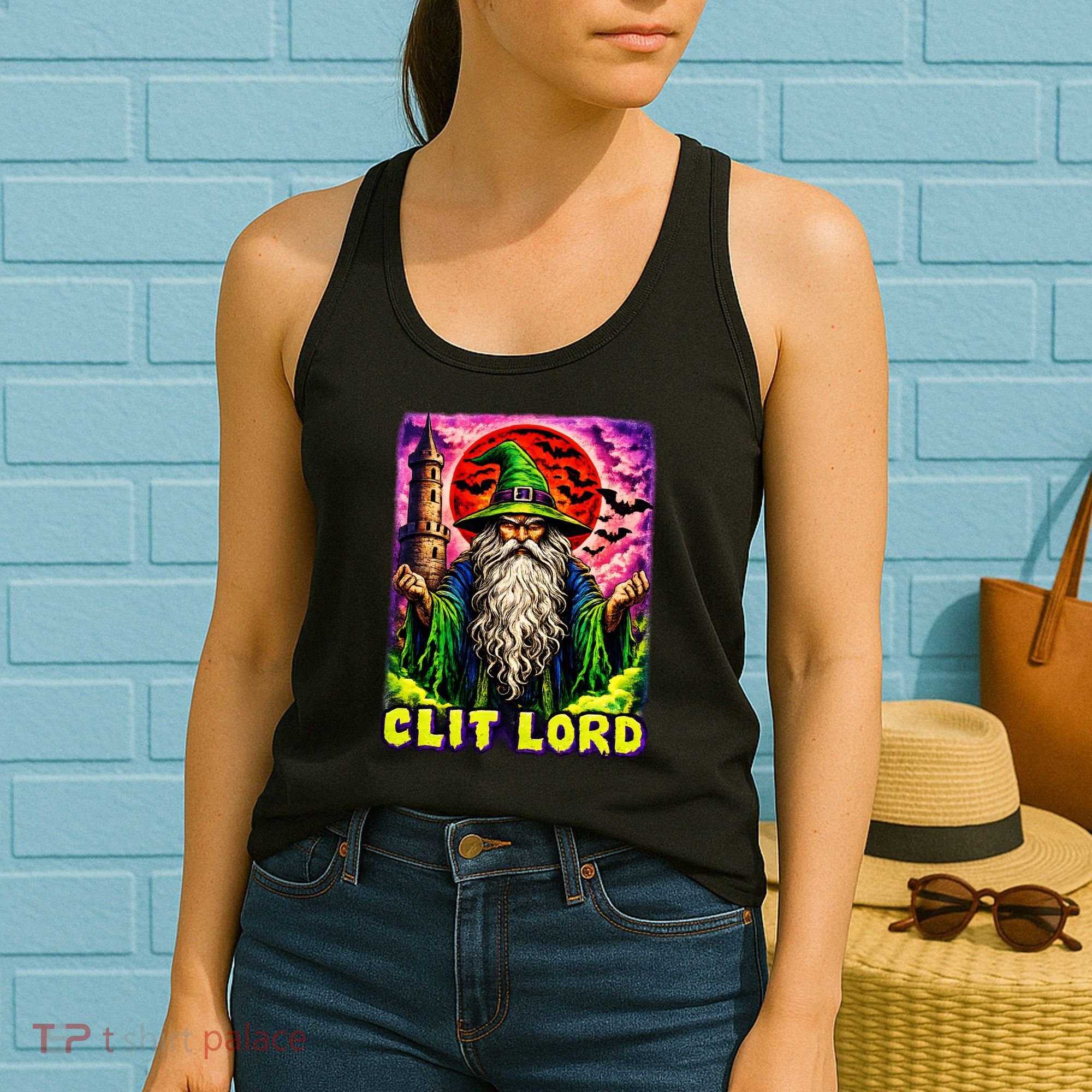 Clit Lord Funny Offensive Wizzard Women's Tank Top
