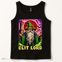 Clit Lord Funny Offensive Wizzard Tank Top thumb 2
