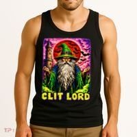 Clit Lord Funny Offensive Wizzard Tank Top thumb 3