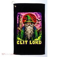 Clit Lord Funny Offensive Wizzard Golf Towel thumb 0