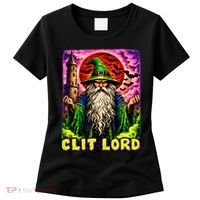 Clit Lord Funny Offensive Wizzard Women's T-Shirt thumb 0