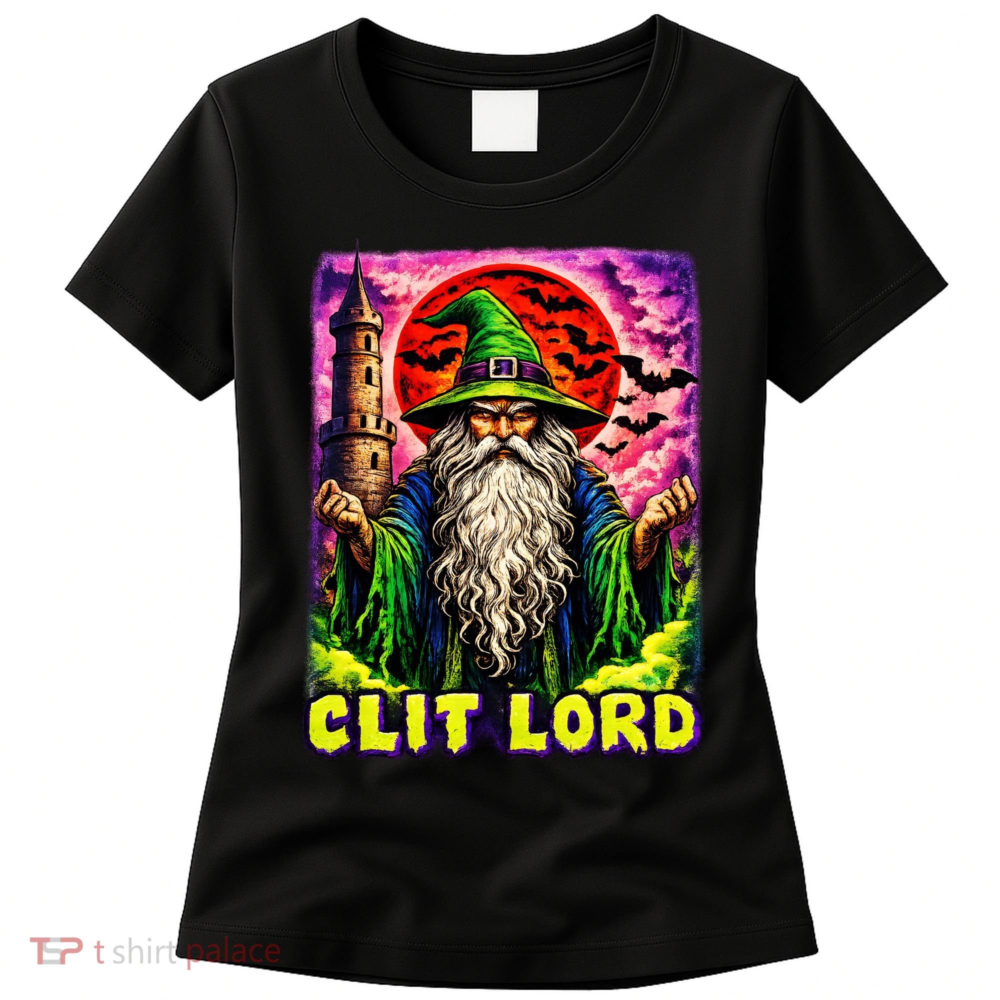 Clit Lord Funny Offensive Wizzard Women's T-Shirt