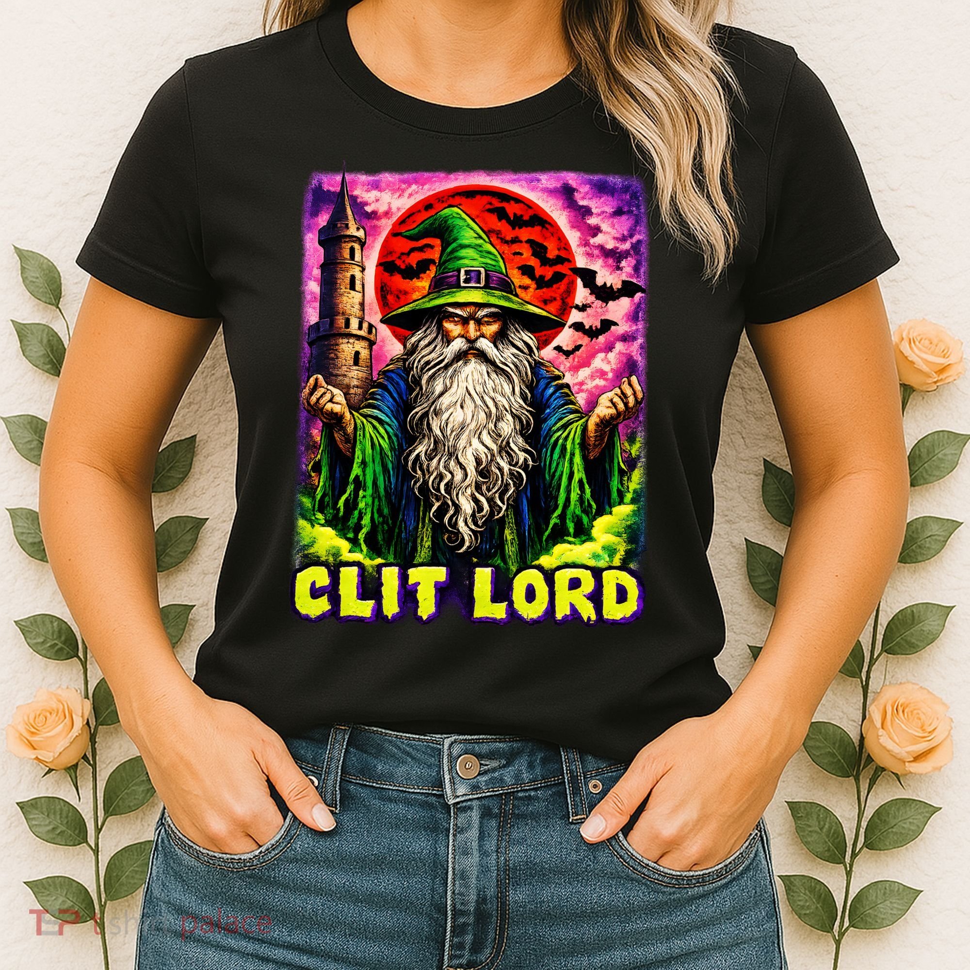 Clit Lord Funny Offensive Wizzard Women's T-Shirt