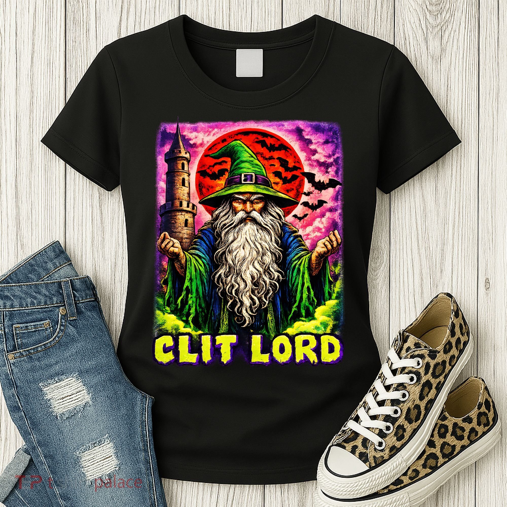 Clit Lord Funny Offensive Wizzard Women's T-Shirt