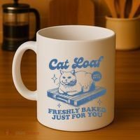 Cat Loaf Freshly Baked Just For You Coffee Mug thumb 4