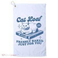 Cat Loaf Freshly Baked Just For You Golf Towel thumb 0
