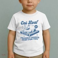 Cat Loaf Freshly Baked Just For You Toddler T-Shirt thumb 2