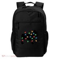 Christmas Lights French Bulldog Dog Lover Gift Backpack thumb 0