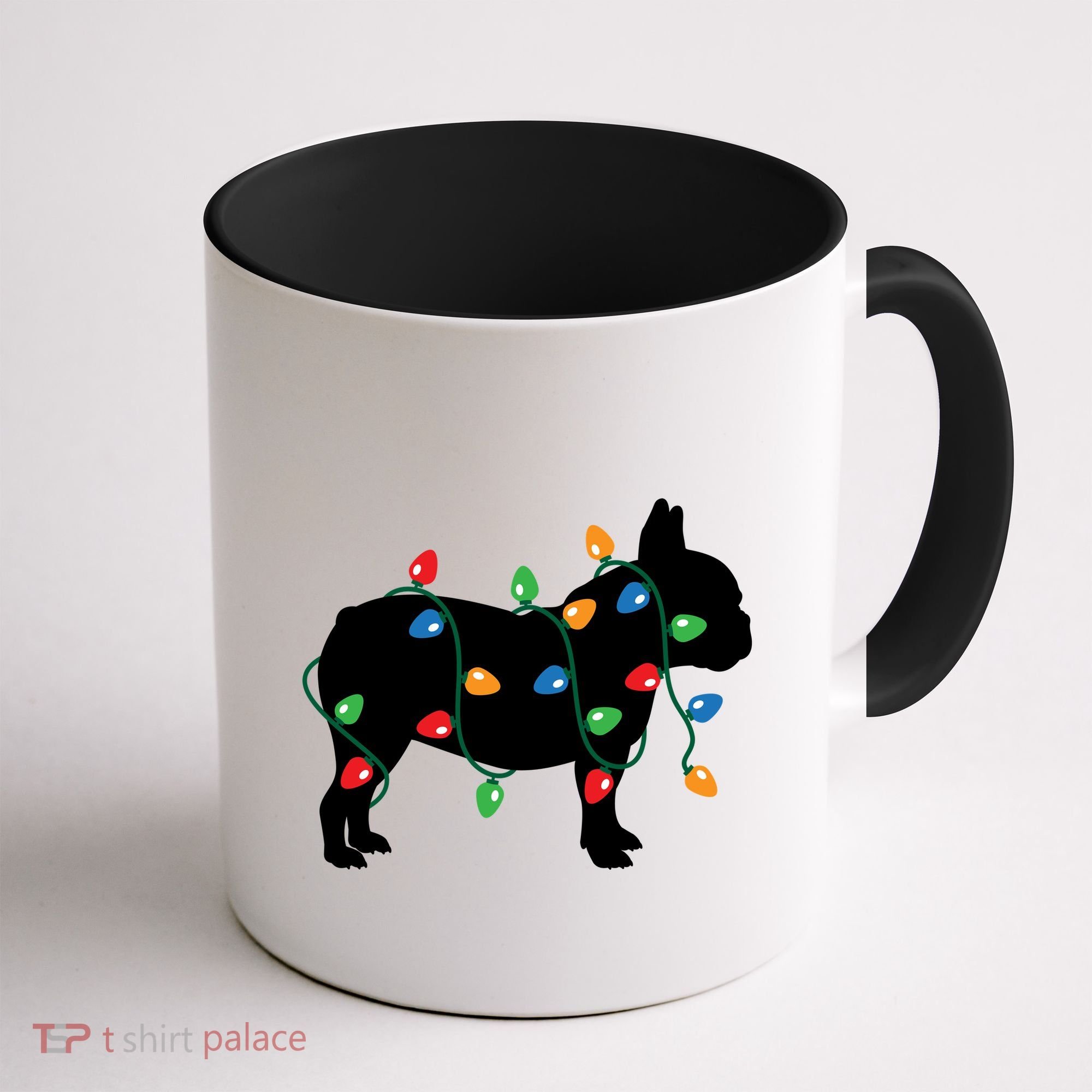 Christmas Lights French Bulldog Dog Lover Gift Coffee Mug