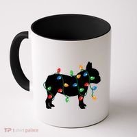 Christmas Lights French Bulldog Dog Lover Gift Coffee Mug thumb 0