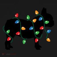 Christmas Lights French Bulldog Dog Lover Gift Women's Hoodie thumb 2
