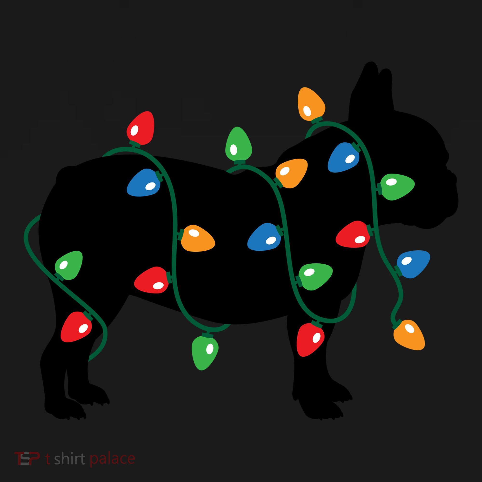 Christmas Lights French Bulldog Dog Lover Gift Ornament