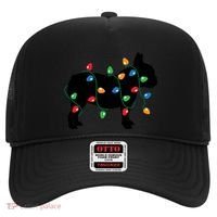 Christmas Lights French Bulldog Dog Lover Gift Hat thumb 0