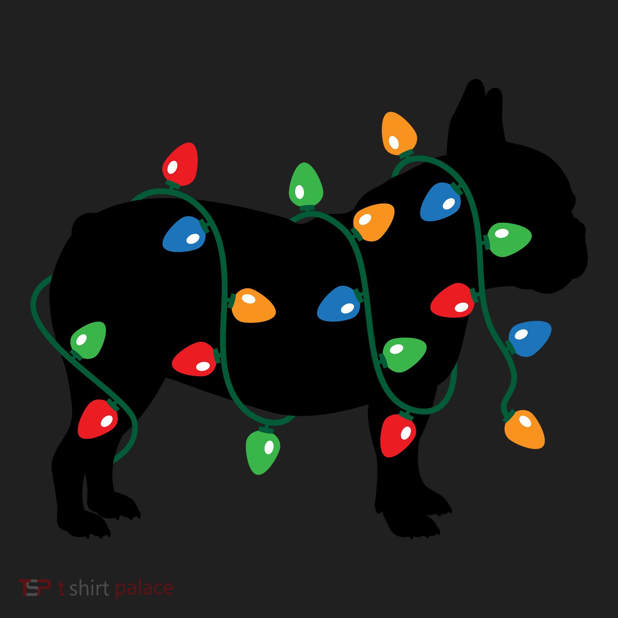 Christmas Lights French Bulldog Dog Lover Gift Hat