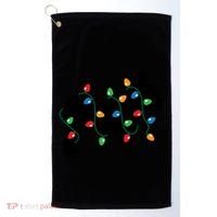 Christmas Lights French Bulldog Dog Lover Gift Golf Towel thumb 0