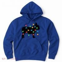 Christmas Lights French Bulldog Dog Lover Gift Hoodie thumb 0