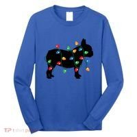 Christmas Lights French Bulldog Dog Lover Gift Long Sleeve Shirt thumb 0