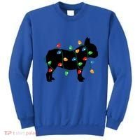 Christmas Lights French Bulldog Dog Lover Gift Sweatshirt thumb 0
